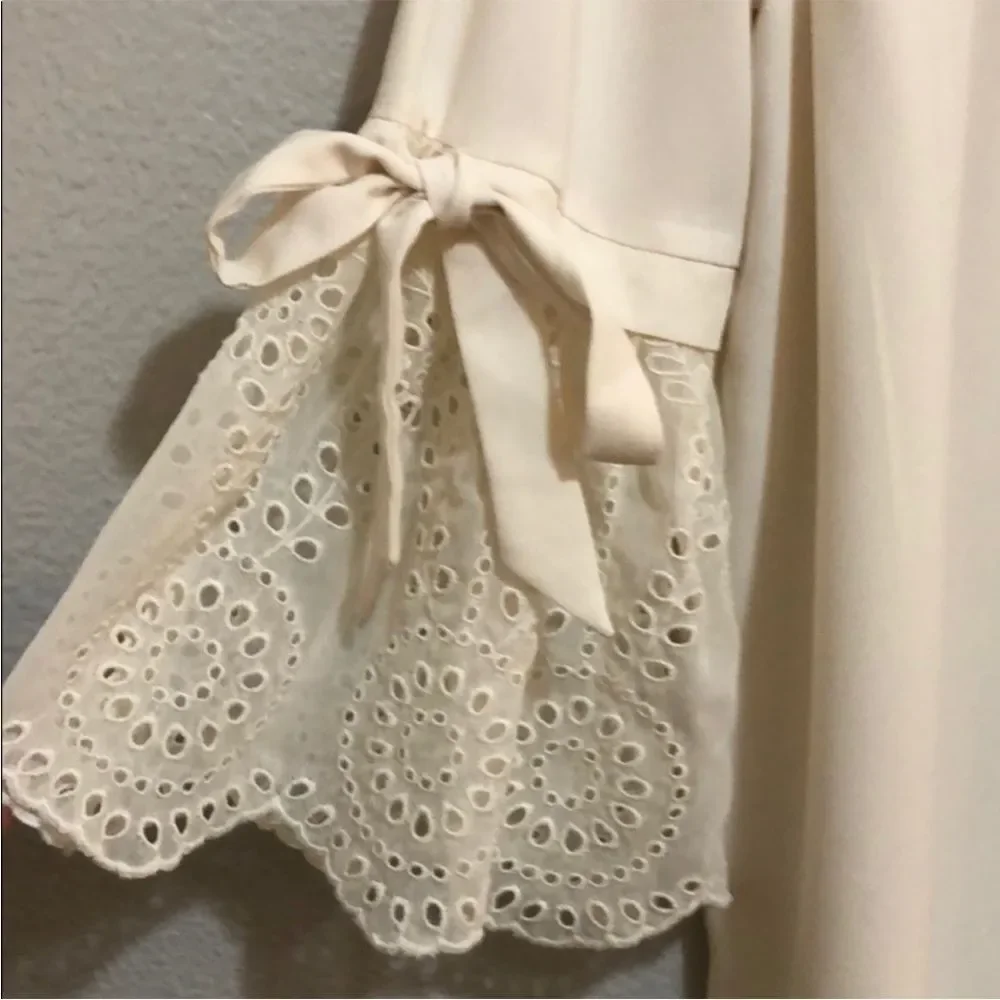 Loft Off White Blouse size M